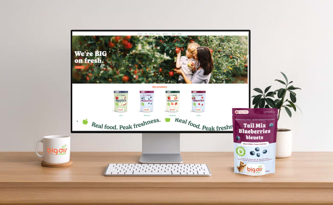 Big Air Foods Website
